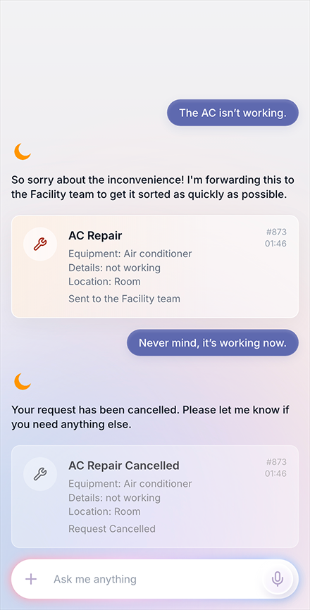 What persistent state made possible: modify existing requests